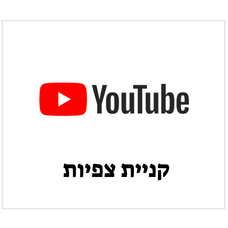 צפיות יוטיוב